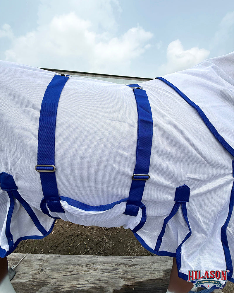HILASON Horse Fly Sheet UV Protect Breathable Mesh Bug Mosquito Spring | Summer Horse Rug | Fly Rug