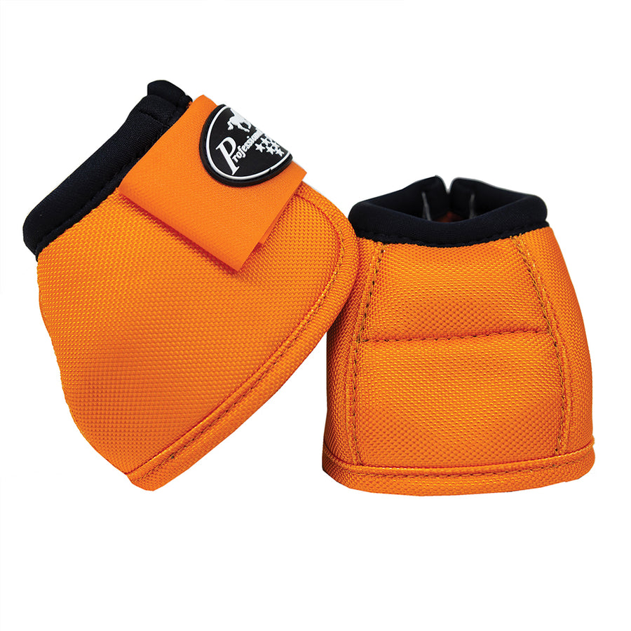 Professional’s Choice Ballistic Overreach Boots Heavy Duty No-Turn Horse Bell Boots Orange