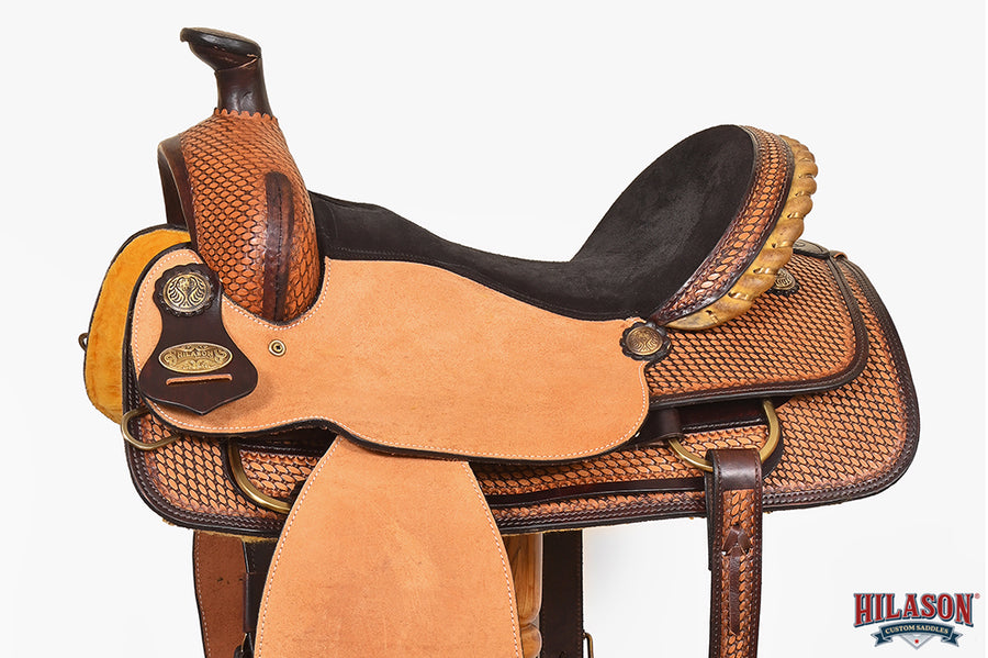 Western Horse Saddle American Leather Ranch Roping Cowboy Hilason