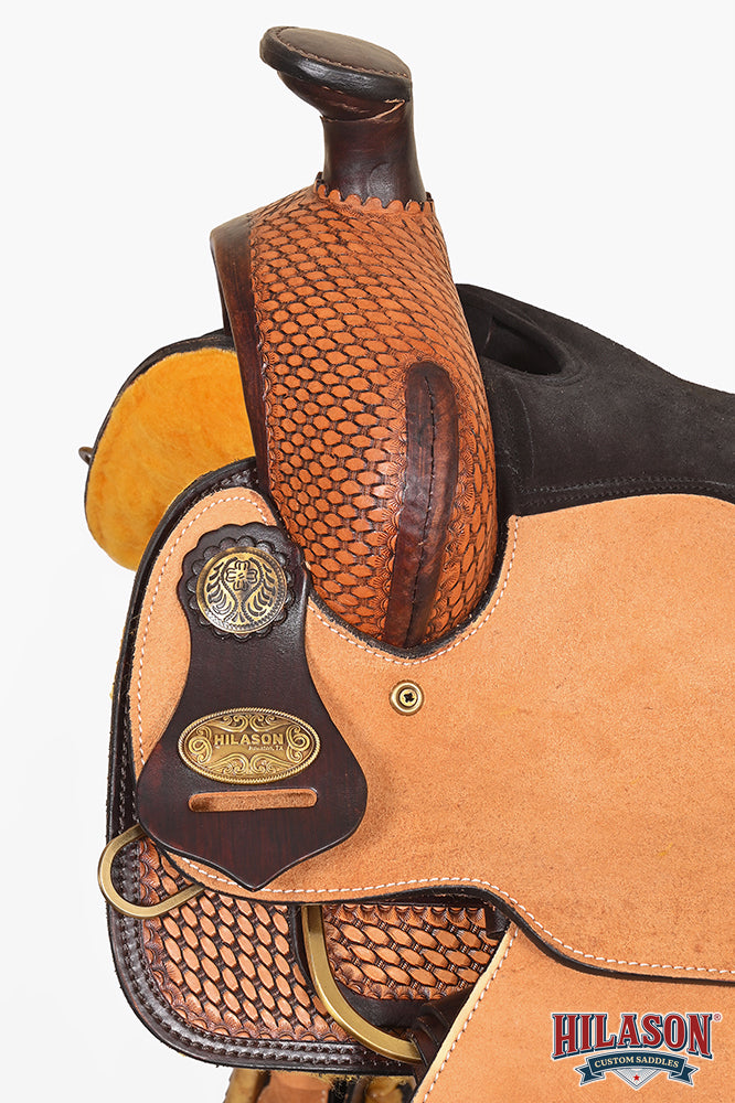 Western Horse Saddle American Leather Ranch Roping Cowboy Hilason