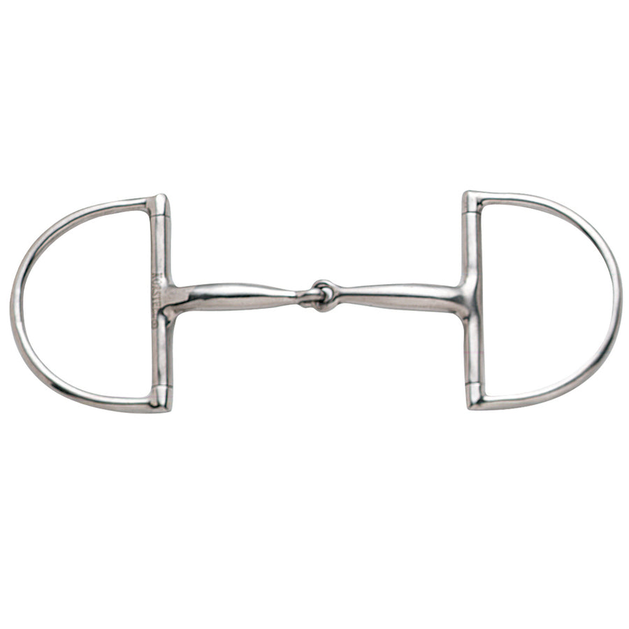 5.25" Centaur Metalab Jointed Hunter Dee Stainless Steel H. Bit – by Hilason – Cowboy and equestrian accessories