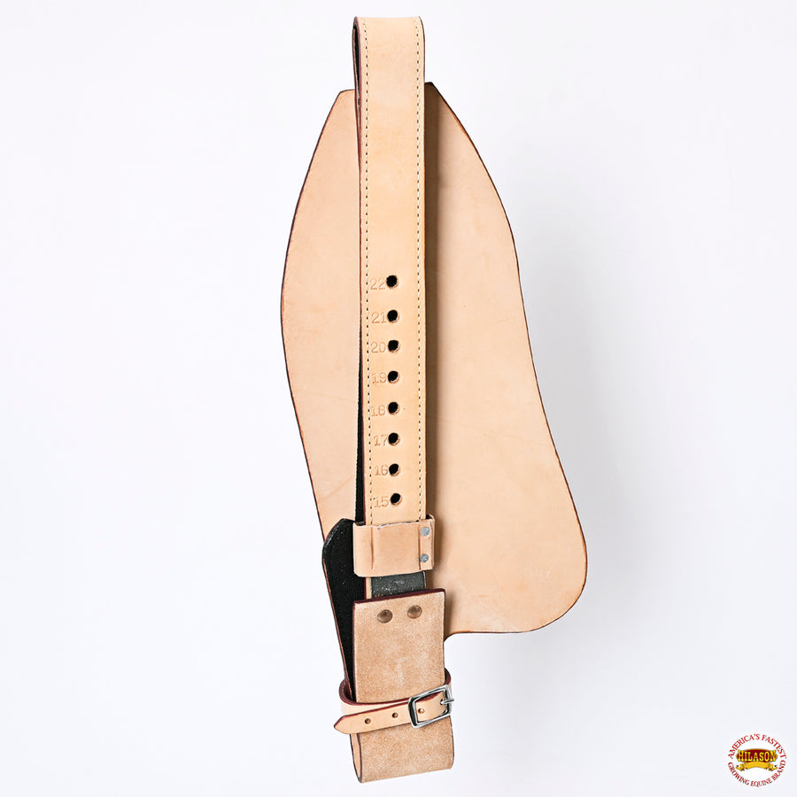 Hilason Youth Leather Saddle Replacement Fenders Pair with Hobble Straps, Western Horse Riding 2" Stirrup Leathers
