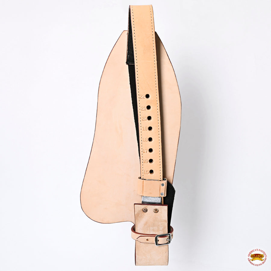 Hilason Youth Leather Saddle Replacement Fenders Pair with Hobble Straps, Western Horse Riding 2" Stirrup Leathers