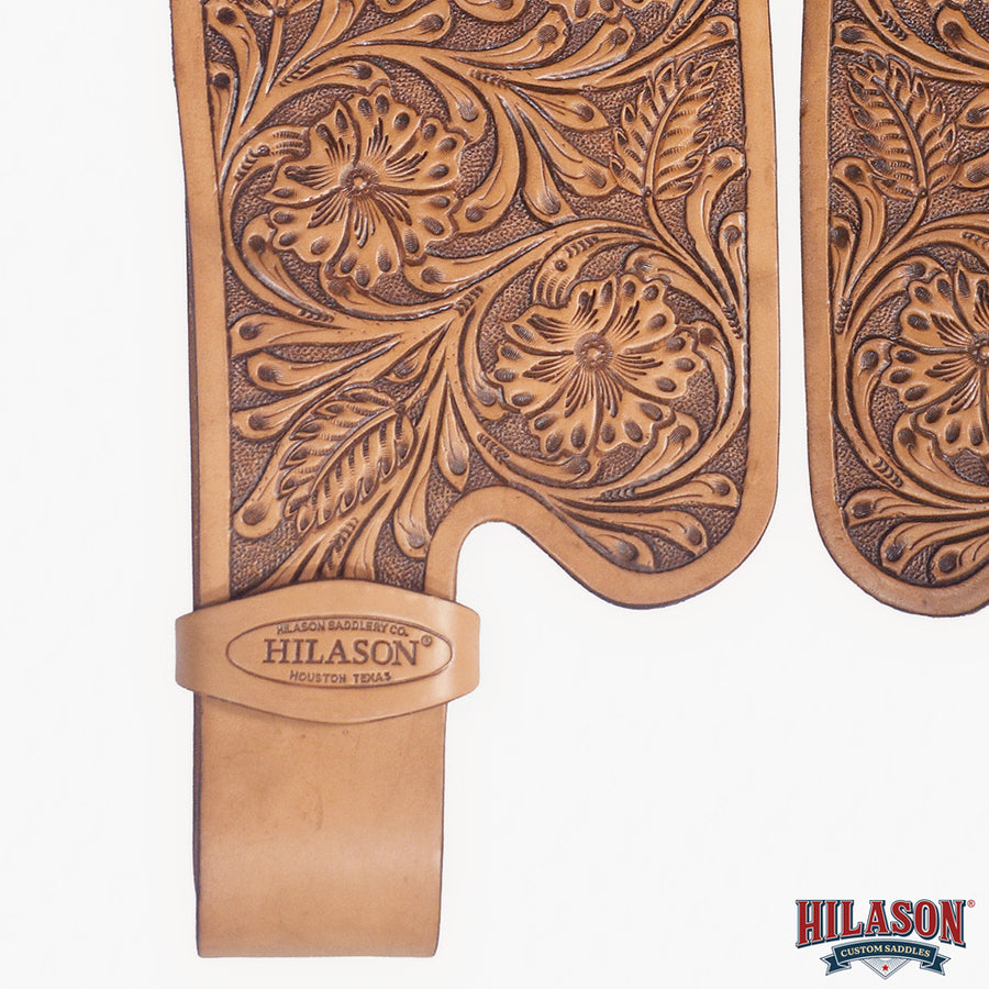 Hilason Leather Saddle Replacement Fender Pair With Hobble Strap Adult
