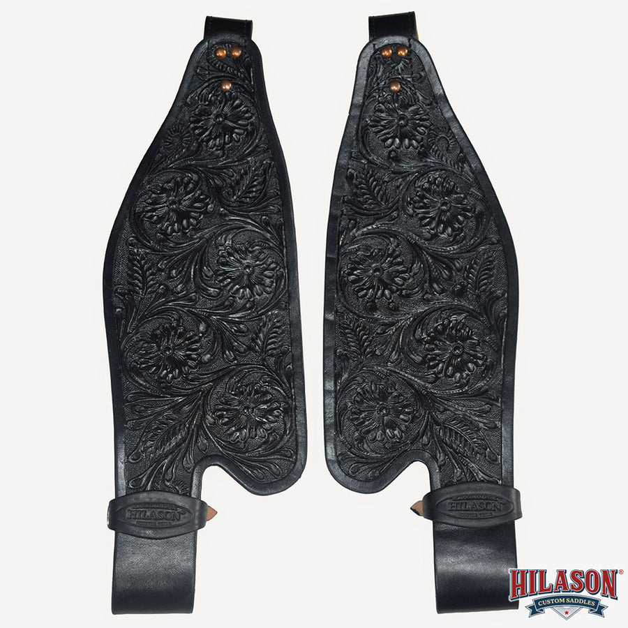 Hilason Leather Saddle Replacement Fender Pair With Hobble Strap Adult