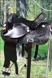 HILASON Flex Tree Western Horse Saddle American Leather Trail Barrel | for Horses