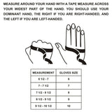 Genuine Leather Bareback Riding Gloves Left Hand By Hilason Tan