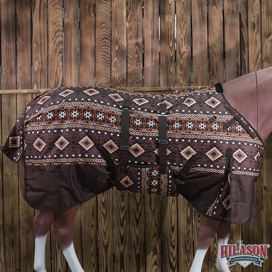 HILASON 1200D Waterproof Winter Horse Turnout Blanket Belly Wrap