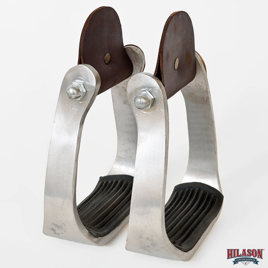 HILASON Horse Western Tack Saddle Stainless Engraved Metal Barrel Racing Show Stirrups| Stirrups | Steel