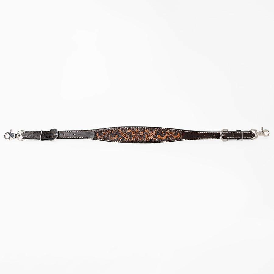 Bar H Equine Genuine Western American Leather Horse Premium Headstall & Breast Collar Set