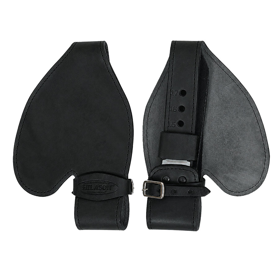 HILASON Youth Western Saddle Replacement Fenders, Genuine Leather Short Fenders for Kids & Short Adult Riders