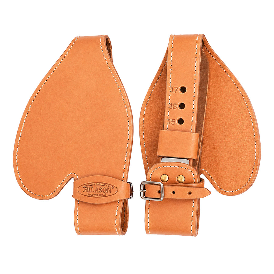 HILASON Youth Western Saddle Replacement Fenders, Genuine Leather Short Fenders for Kids & Short Adult Riders