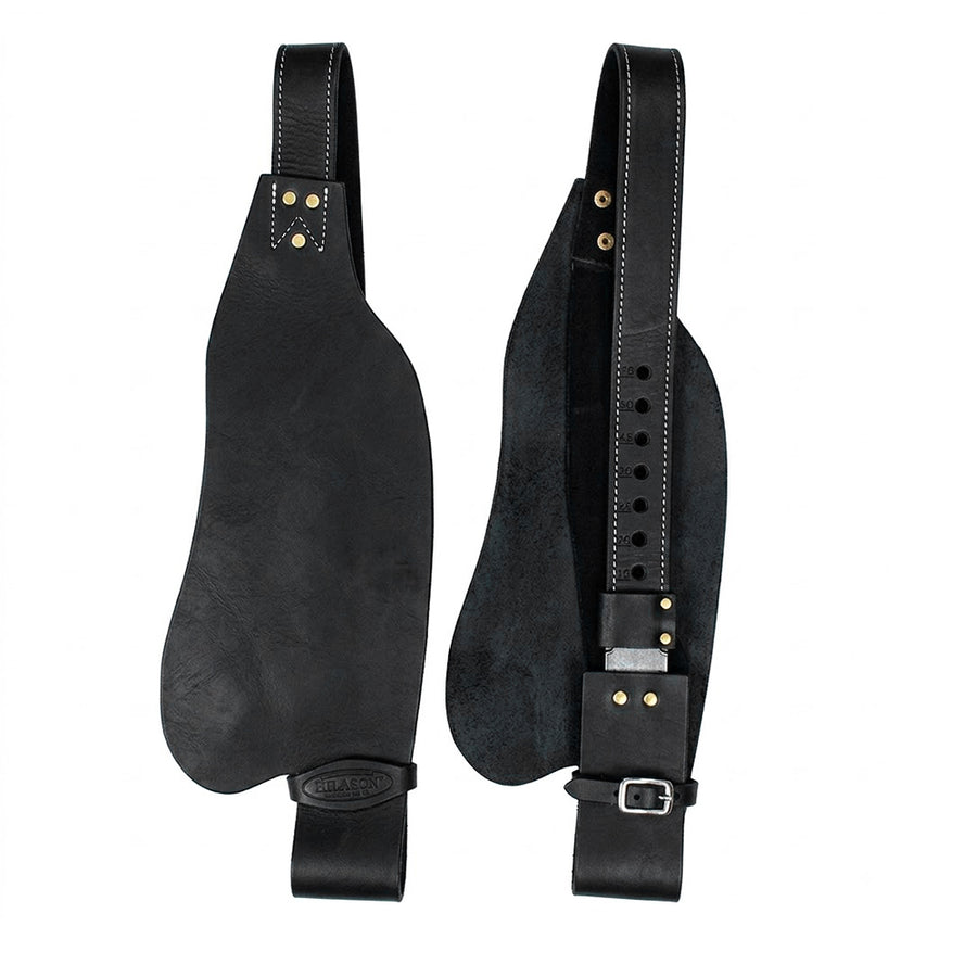 Hilason Leather Saddle Replacement Fenders Pair with Hobble Straps, Adult Western Riding