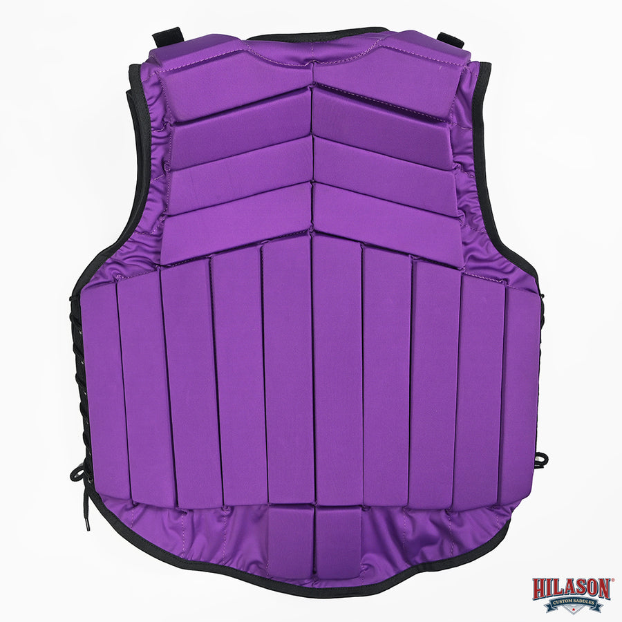 HILASON Adult Safety Equestrian Eventing Protective Protection Vest Purple | Horse Riding Unisex