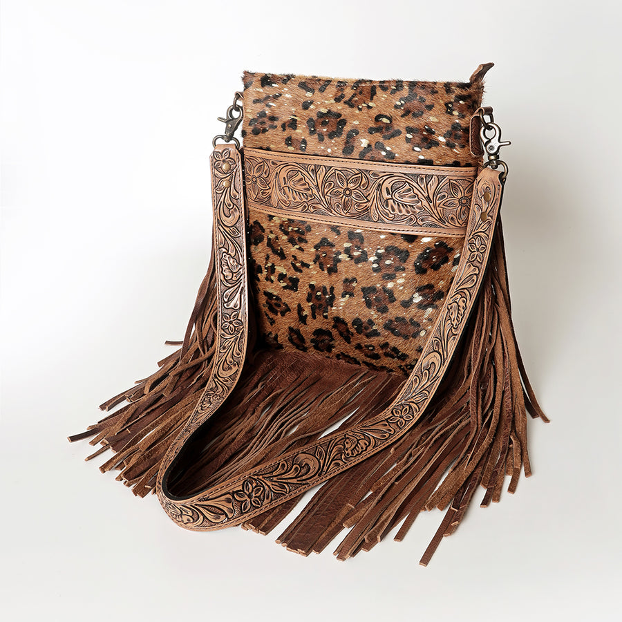 American Darling Large Crossbody Hair On Genuine Leather Western Women Bag Handbag Purse | Cute - Uhorse