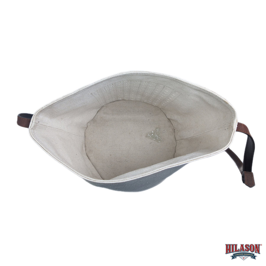 Hilason Horse Breathable Canvas Grazing Muzzle w/ Adjustable Leather Strap