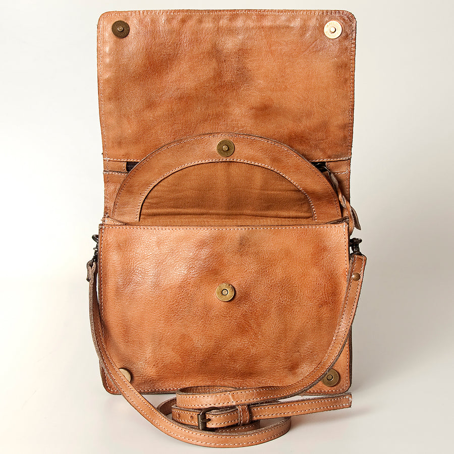 Never Mind Nmbg115A Cross Body I Vintage Handmade Genuine Cowhide Leather Women Bag Western Handbag Purse