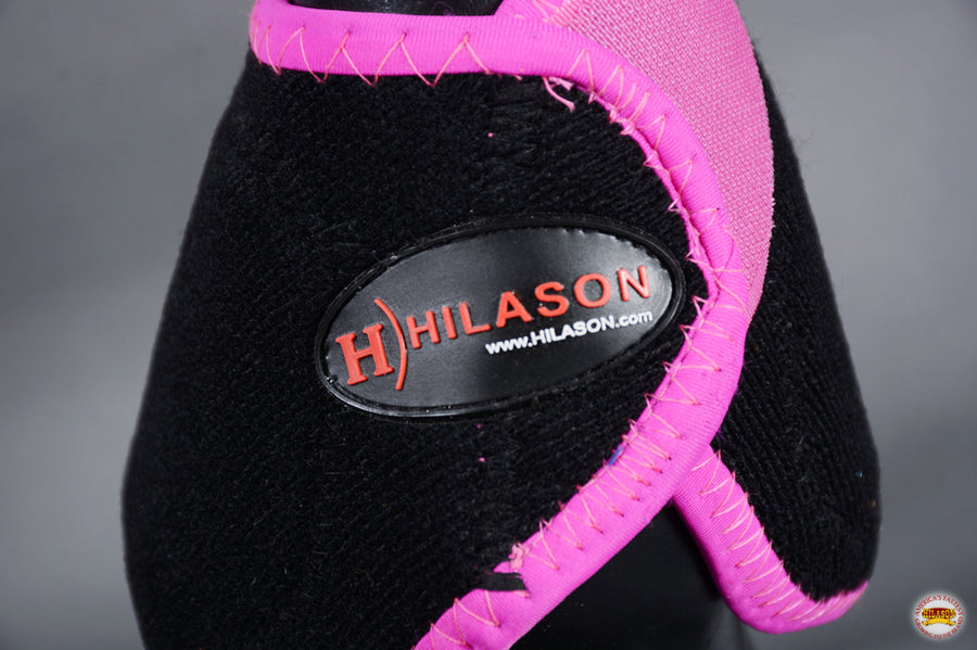 HILASON Ballistic Overreach Bell Boots for Horses Protective, Shock Absorbing, Durable & Comfortable Quick Wrap Hook Loop