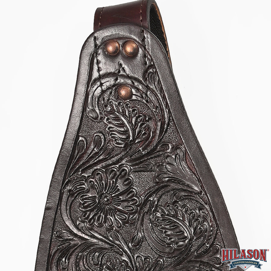 Hilason Leather Saddle Replacement Fender Pair With Hobble Strap Adult
