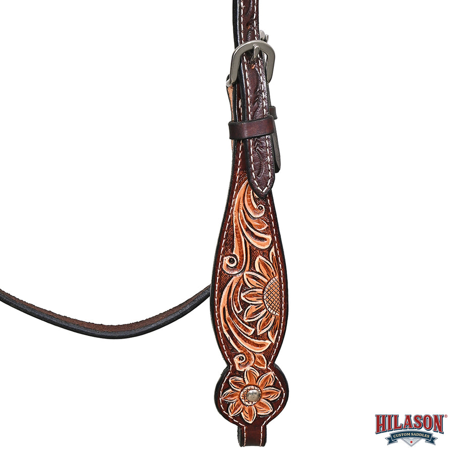 Hilason Western Horse Headstall Breast Collar Tack American Leather