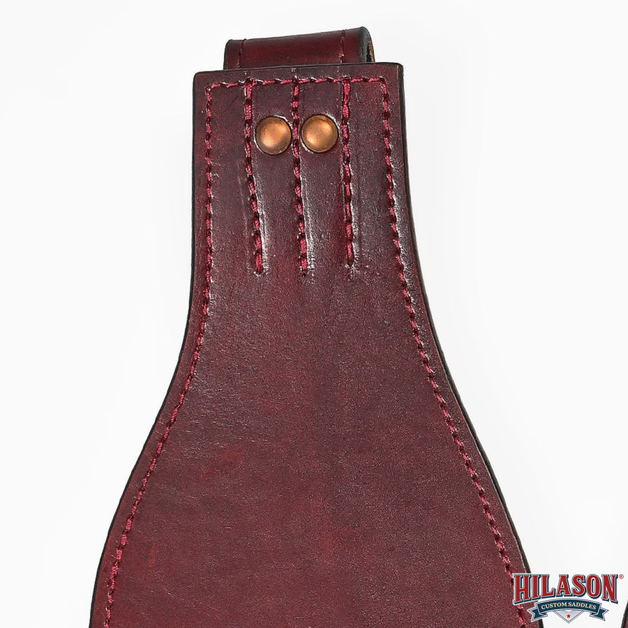 Replacement Saddle Fenders Hilason Leather Youth Pair W/ Hobble Strap