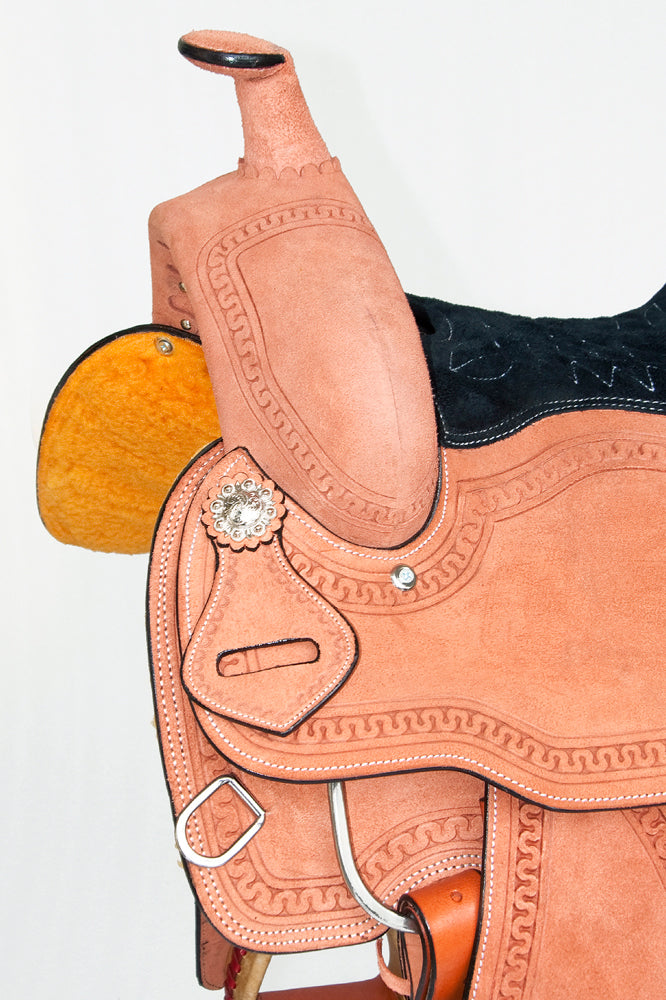 Comfytack Western Horse Saddle American Leather Trail Roping Ranch Tack Set
