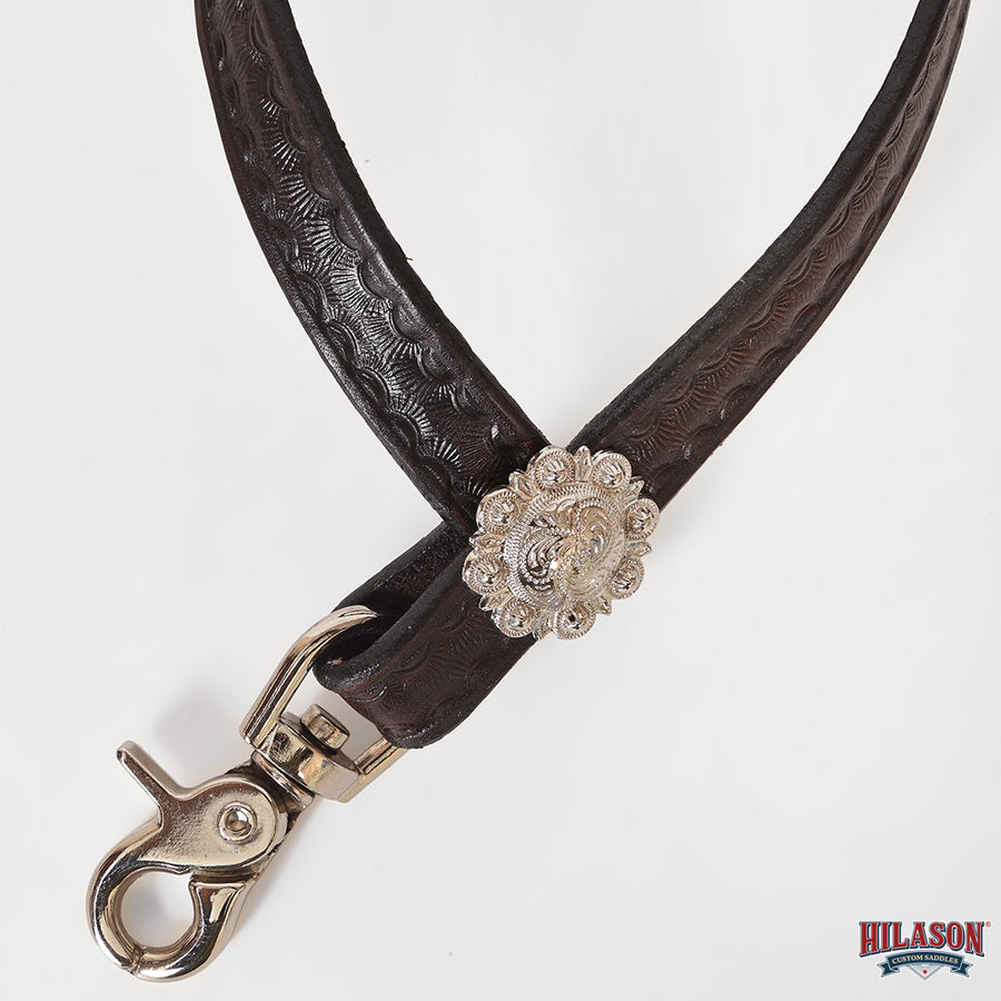 HILASON 4 Inch Leather Horse Tie Down Hobble Keeper Sunset Hand Tool | Ties Straps for Horses