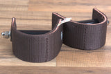 Tough-1 Brown Durable Nylon And Leather 3 Inch Saddle Stirrup Turner Strap