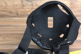 Tough 1 Poly Nylon Black Pony Horse Grazing Muzzle W/ Throat Snap & Ring