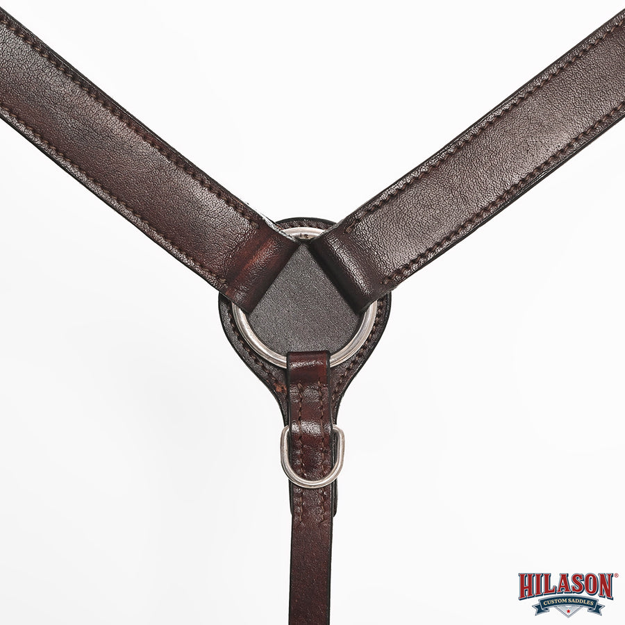 HILASON Western Leather Horse Breast Collar for Riding & Training, Adjustable Premium Leather Tack with Durable Hardware