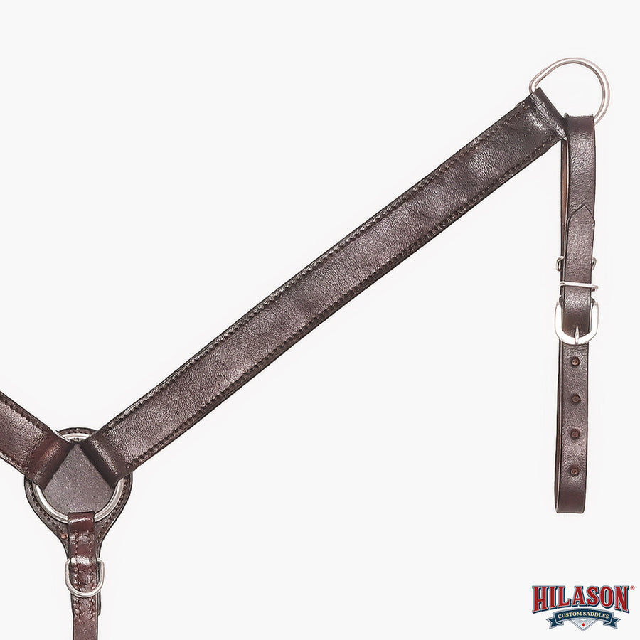 HILASON Western Leather Horse Breast Collar for Riding & Training, Adjustable Premium Leather Tack with Durable Hardware
