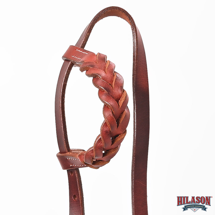 HILASON Western Leather Horse Headstall for Riding & Training Adjustable Premium Leather Bridle Headstall with Hardware