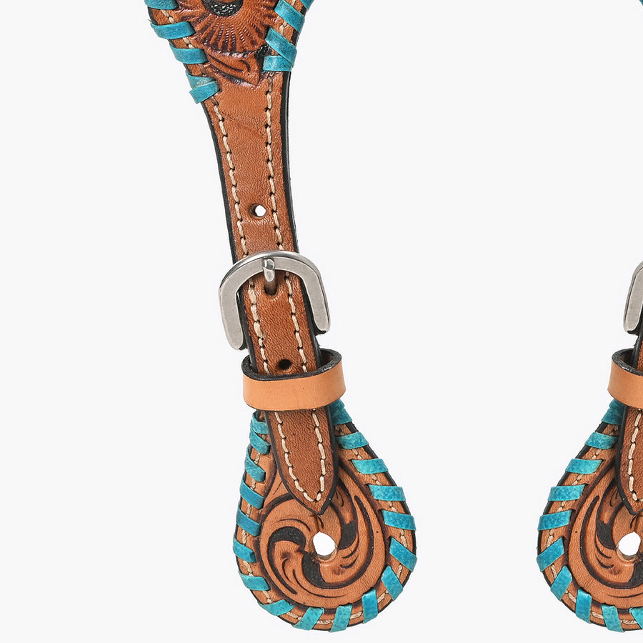 Bar H Equine Leather Spurs Straps for Adults Western Womens Spur Horse Riding Barrel Racing Show and Rodeo Strap Adult Women