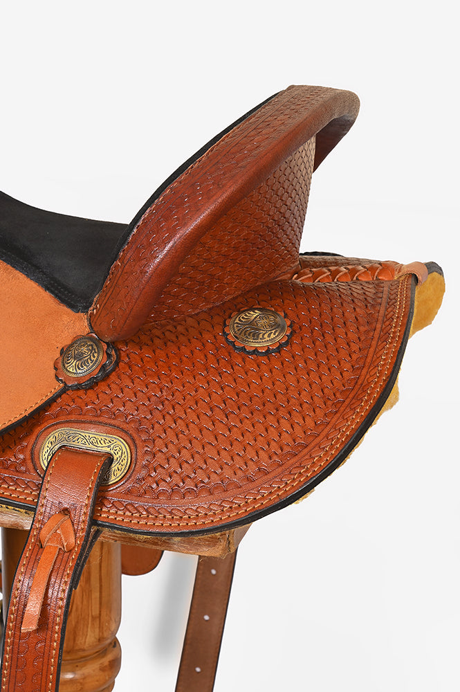 Comfytack Western Kids MIniature Pony Saddle Leather Trail Tack Set