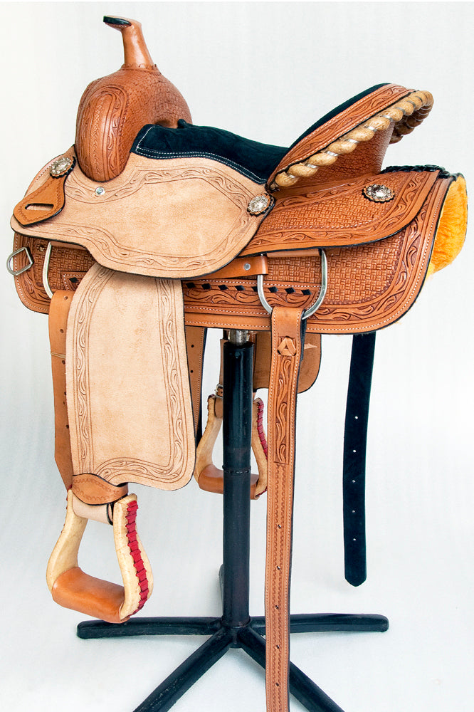 Western Horse Saddle Leather Trail Pleasure Great American Tack Set