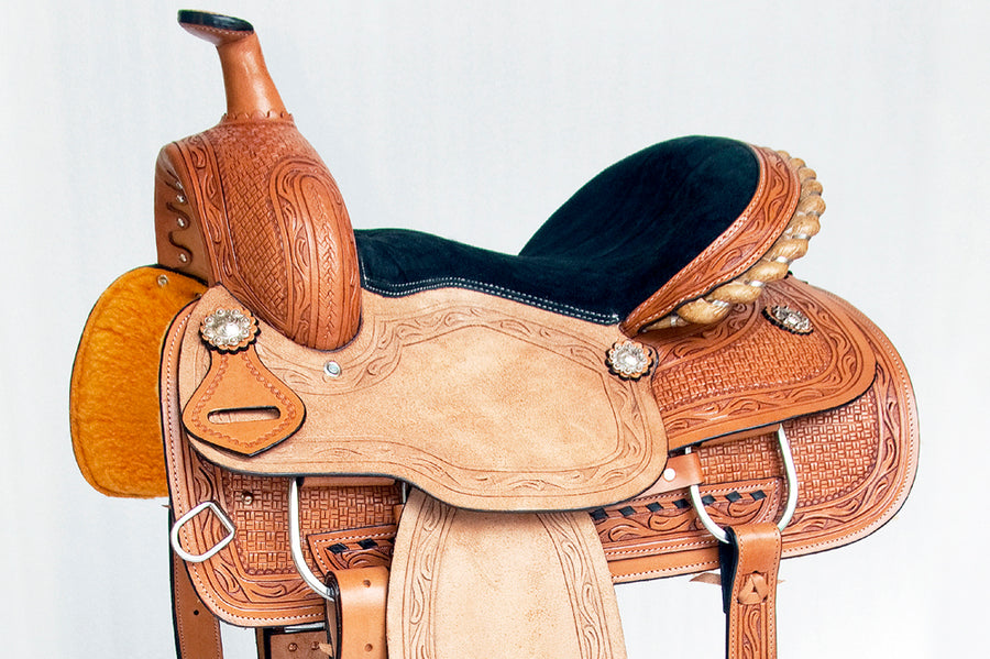 Western Horse Saddle Leather Trail Pleasure Great American Tack Set