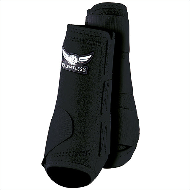Black Cactus Ropes Trevor Brazile Relentless 2 Front Sport Boot 2 Bell Boot Value Pack Horse Leg Small Medium Large