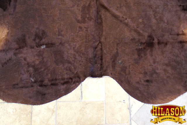 7 Ft X 7 Ft Premium Cowhide Rug Skin Area Carpet Hair On Leather From Brazil