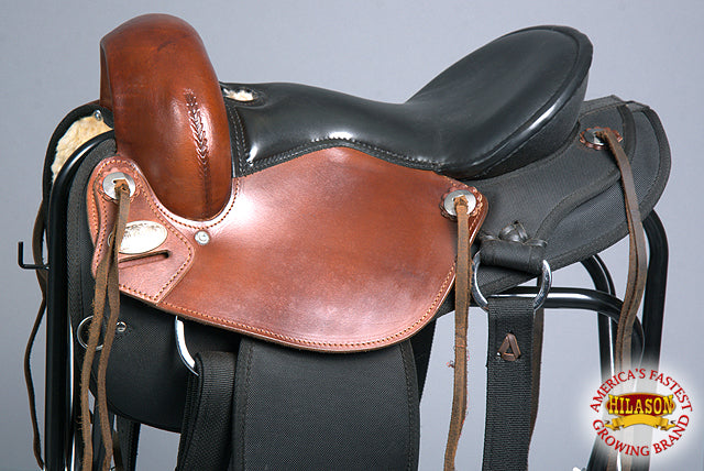 Western American Leather Horse Saddle Gaited Trail Endurance Hilason