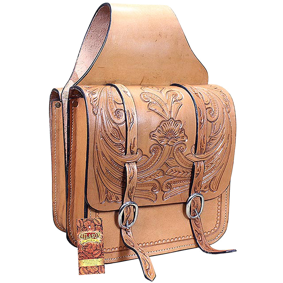 12 X 11 X 3.5 In Horse Western Saddle Bag Leather Cowboy Trail Hilason