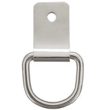 Pack Of 8 1-1/2 In Hilason H. Saddle Nickel Plt. Dee Clip by Hilason – Cowboy and equestrian accessories