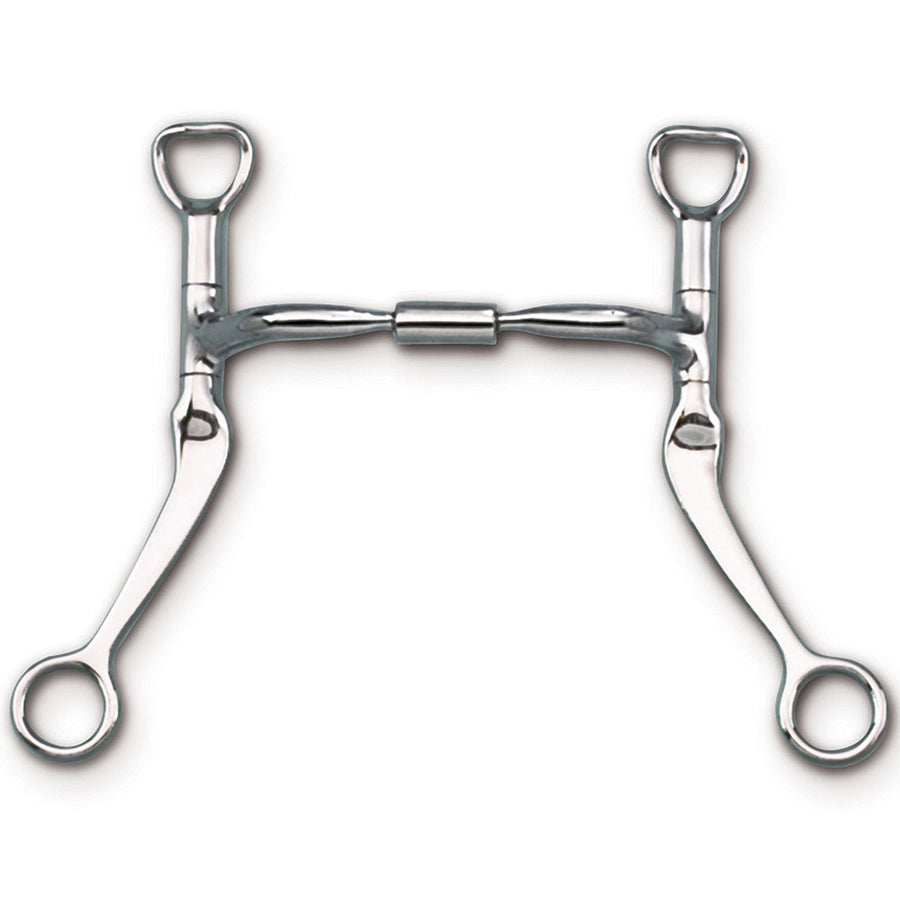 Myler Flat Shank With Sweet Iron Comfort Snaffle Wide Barrel Mb 02 H. by Hilason – Cowboy and equestrian accessories