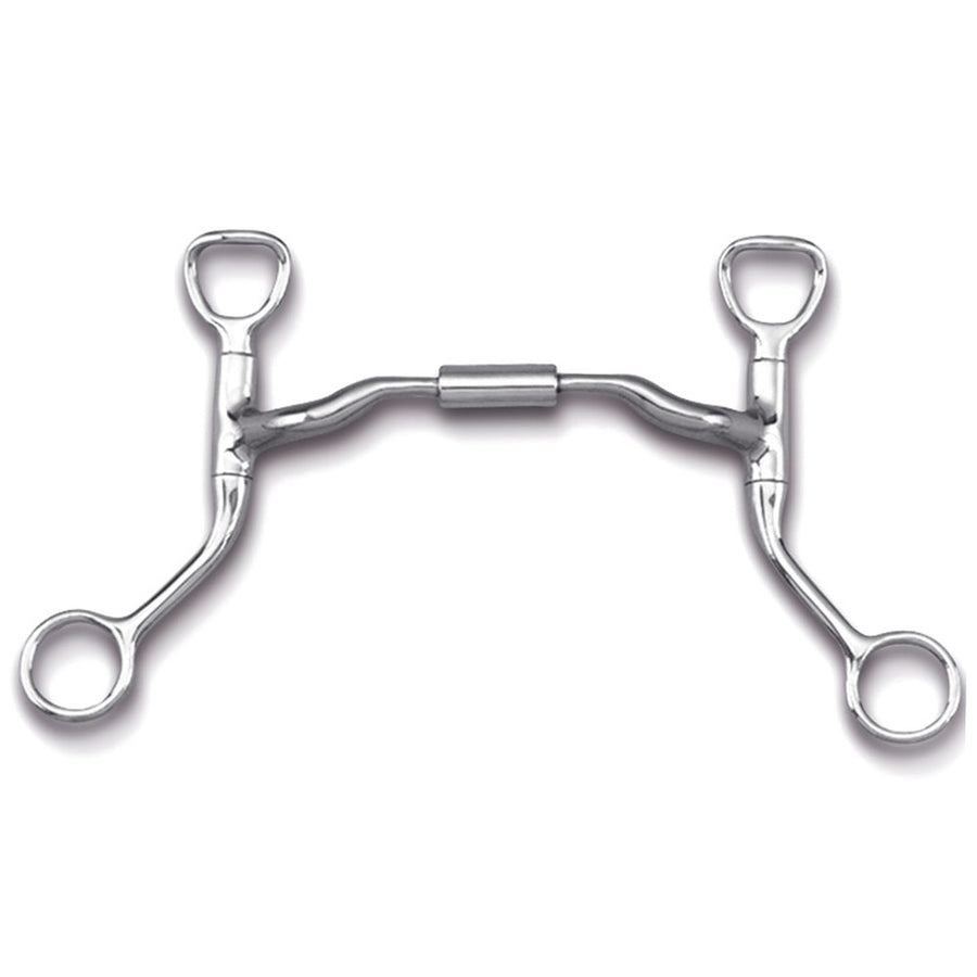Myler Hbt Shank With Sweet Iron Low Port Comfort Snaffle Mb 04 H. Bit by Hilason – Cowboy and equestrian accessories