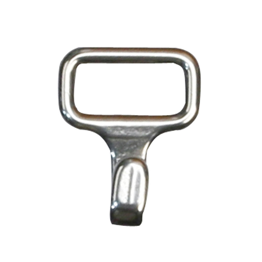 1 Pair Myler Curb Stainless Steel H. Strap Hooks Cheekpiece Loops – by Hilason – Cowboy and equestrian accessories