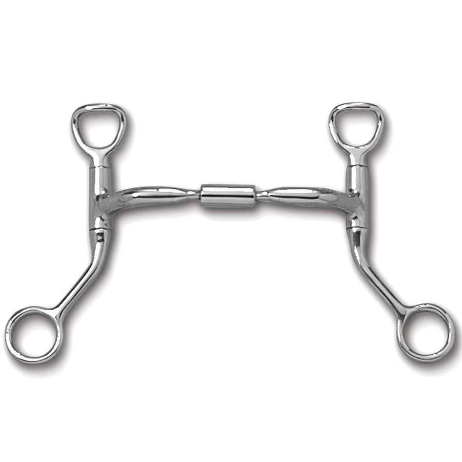 Myler Hbt Shank With Sweet Iron Comfort Snaffle Wide Barrel Mb 02 H. by Hilason – Cowboy and equestrian accessories