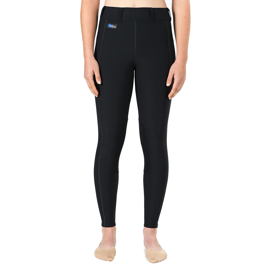 X Large Irideon Elasticized Ankles Horse Riding Issential Tights Black - Uhorse