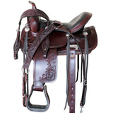 16 In HILASON Western Horse Saddle American Leather Flex Tree Trail & Pleasure Tack