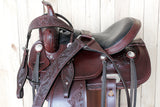 16 In HILASON Western Horse Saddle American Leather Flex Tree Trail & Pleasure Tack