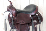 16 In HILASON Western Horse Saddle American Leather Flex Tree Trail & Pleasure Tack