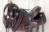 16 In HILASON Western Horse Saddle American Leather Flex Tree Trail & Pleasure Tack